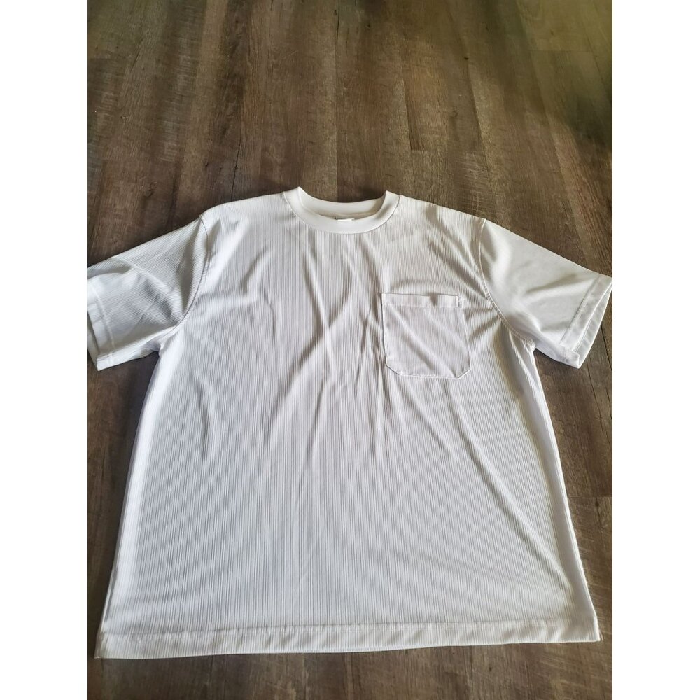 Haband New with no tags Men's Size XL White Short Sleeve Dress casual